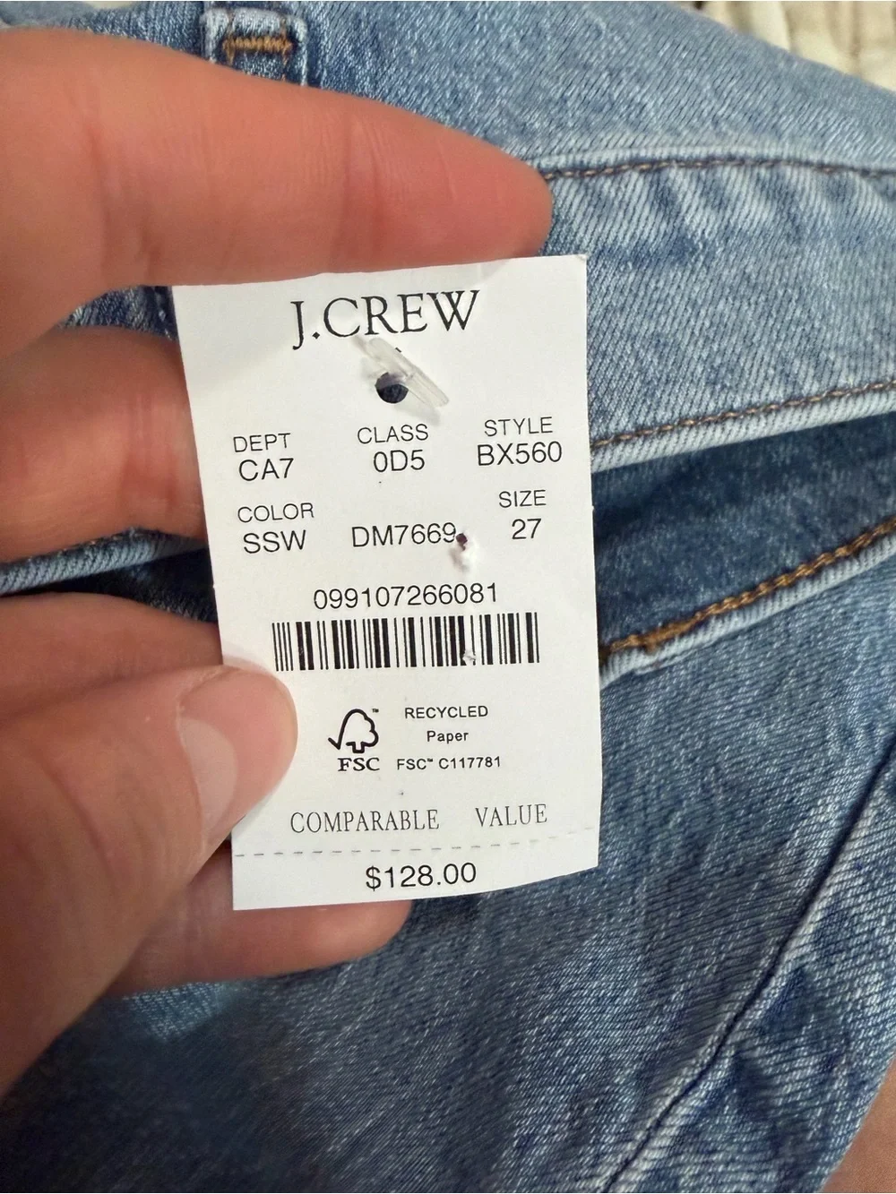 J. Crew sits above
